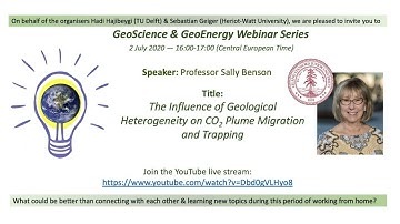 Professor Sally Benson, Stanford University (CO2 Storage)