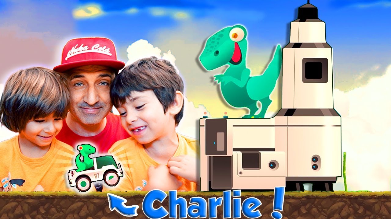 Dani y Evan llevan al DINOSAURIO CHARLIE al COHETE!! CHARLIE´s ADVENTURE Ios
