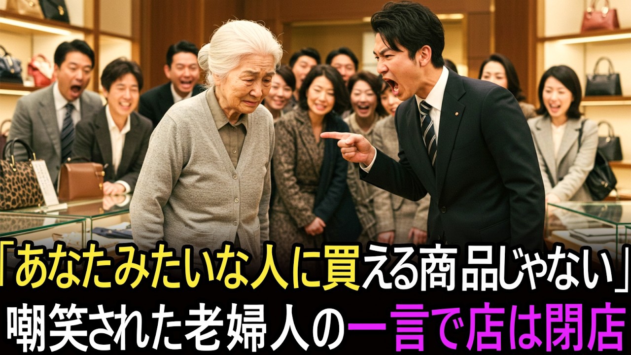 「あなたみたいな人に買える商品じゃない」と笑われた老婦人――しかし、たった一言で高級ブランド店が閉店となった
