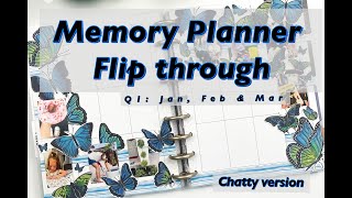 Memory Planner Flip Through: Q1 Jan Feb Mar 2023 (Chatty)