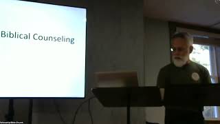 Introduction To Biblical Counseling Pastor Russ Lemay Part 1