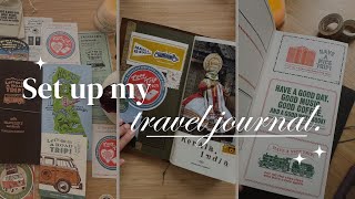 How I Set Up My Travel Journal | Traveler's Company Notebook 'Road Trip' Edition