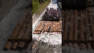 Timber Log Ride in Real World