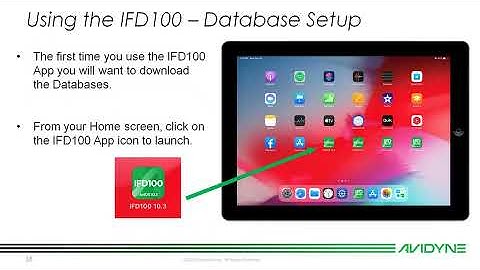 Connecting your iPad with the Avidyne IFD