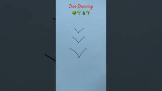 Creative Tree 🌳 Drawing for kids #creative #drawing #kidsdrawing #kids #kidsvideo #shorts