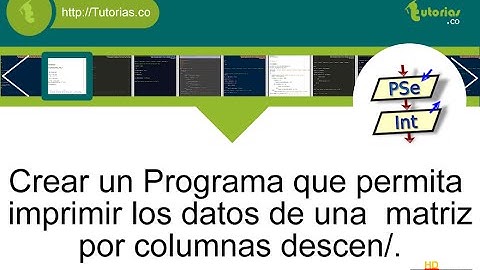 arreglos – pSeint (columnas matriz descendentemente)