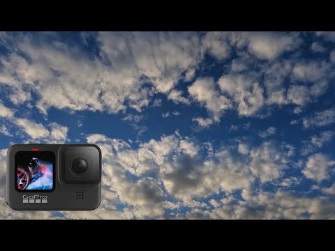 Blue Sky With Clouds Timelapse 58sec Free Video GoPro Hero10 4K Nocopyrights 