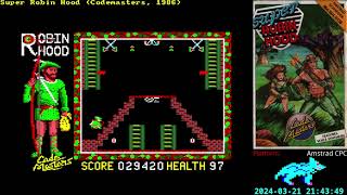 [Amstrad] Super Robin Hood clear