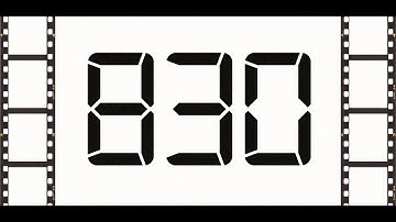 Countdown from 830 to 0 (Retro)