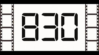 Countdown from 830 to 0 (Retro)