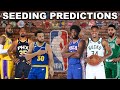 NBA Playoff Seeding Predictions