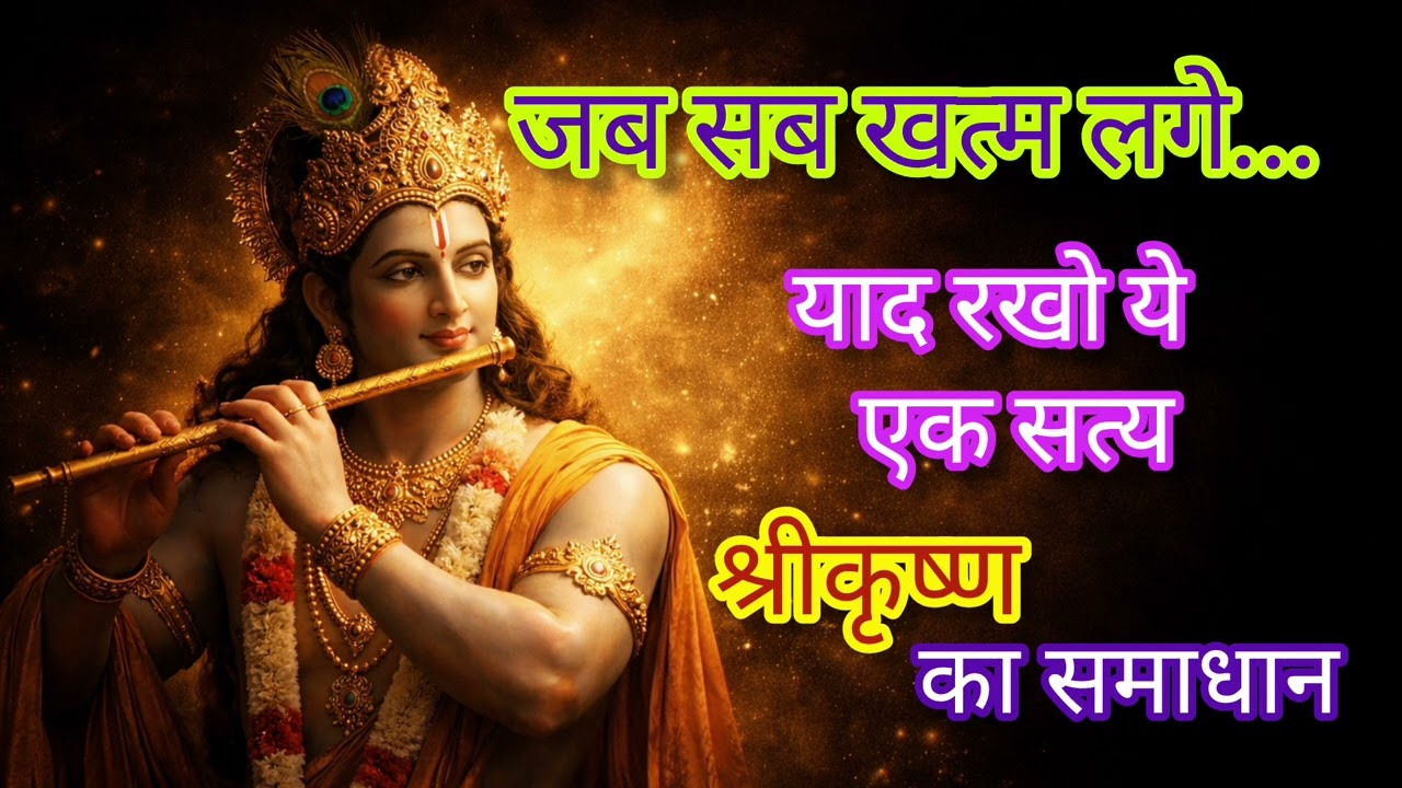 संकट में क्या करें? श्रीकृष्ण का अमर समाधान |What To Do In Difficult Times Krishna’s Timeless Wisdom