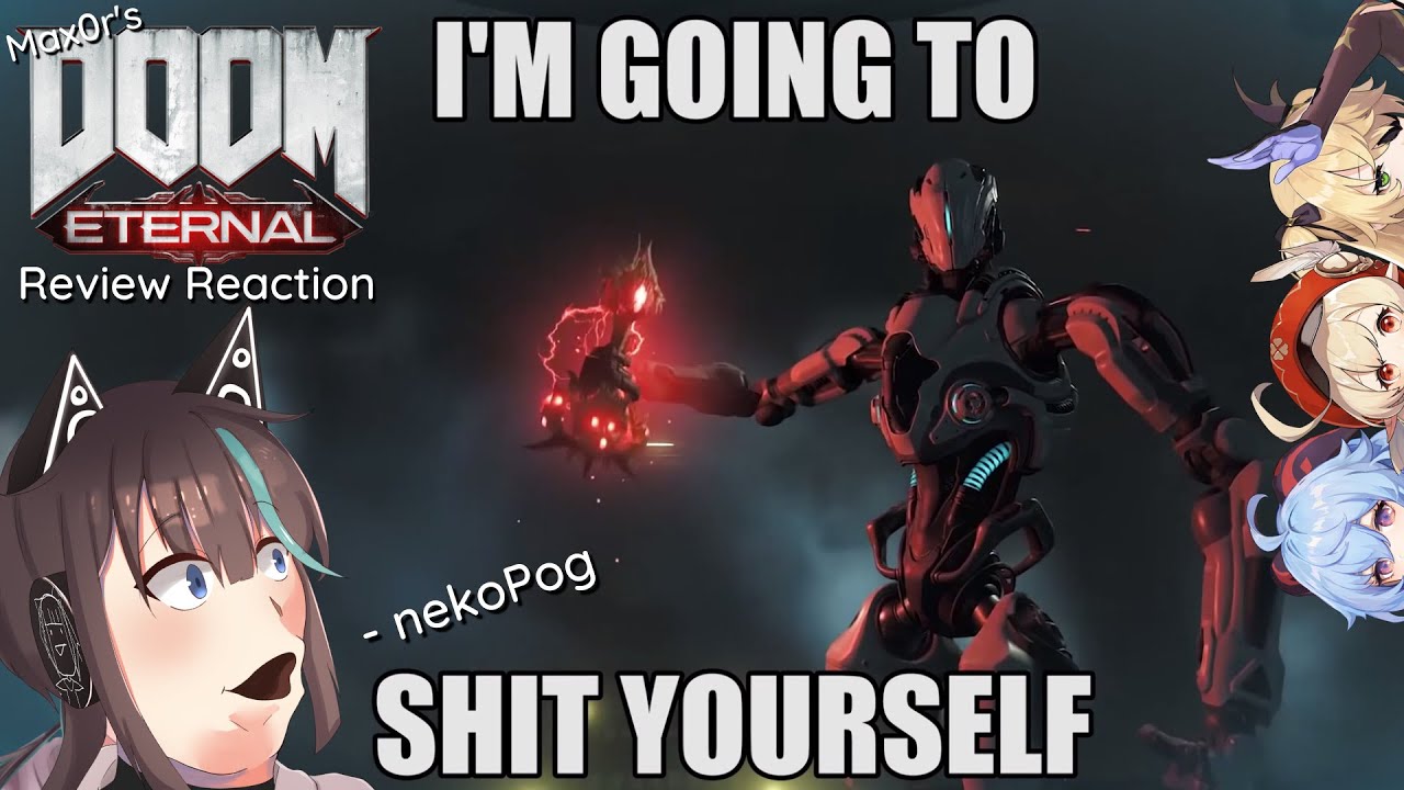 so I watched DOOM Eternal Review | Alpha Male Gaming | Amogus Edition by Max0r! :D | Reaction