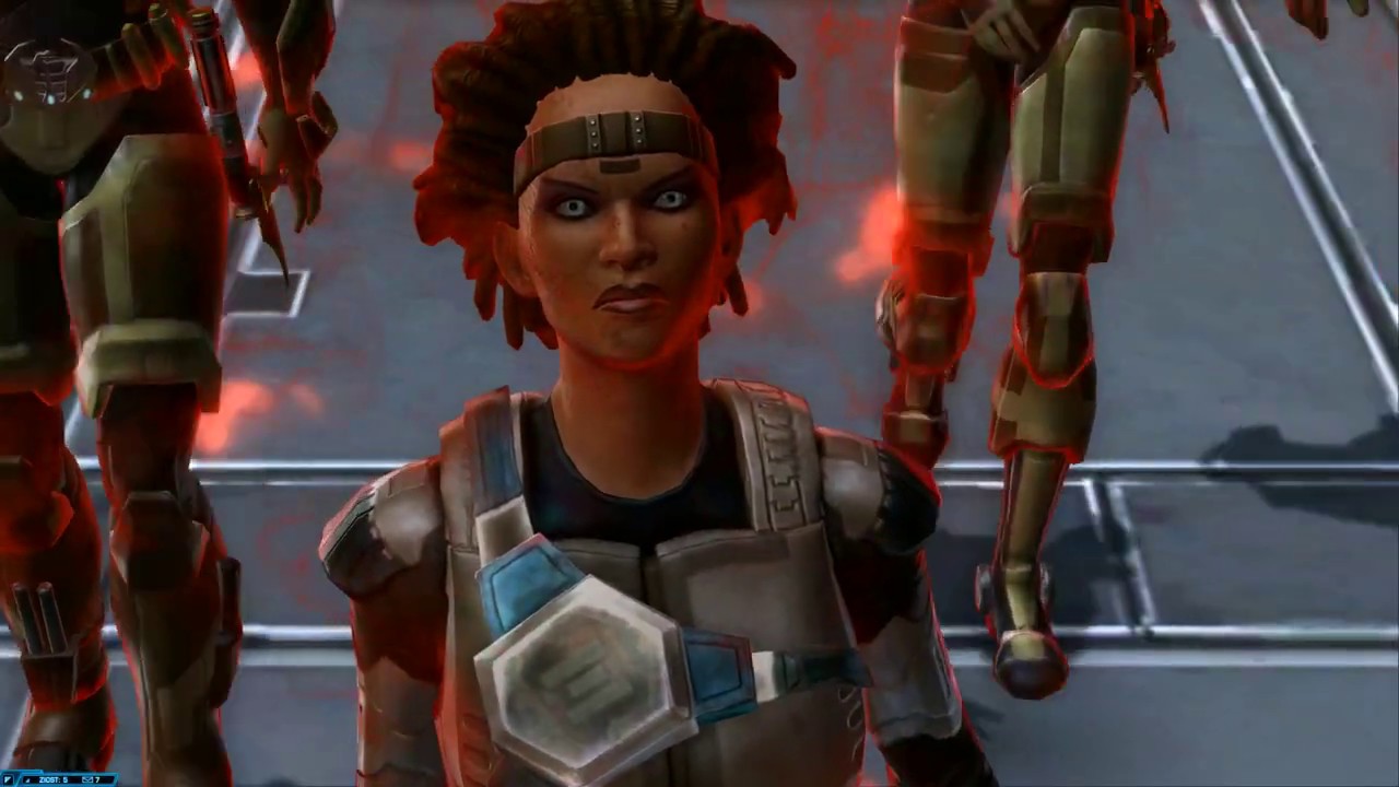 Taunting the emperor/Master Surro on Ziost.