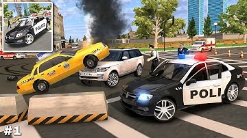POLICE CAR CHASE COP SIMULATOR - GAMEPLAY WALKTHROUGH PART 1 (ANDROID/iOS)