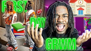 *BEST* LAST FIRST DAY OF SCHOOL GRWM + VLOG (SENIOR YR)