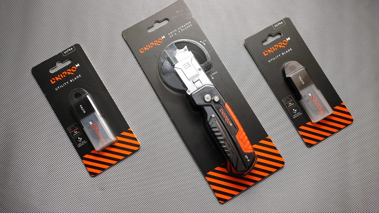 Нож DNIPRO-M KF-5 - Под лезвия трапеции с Революционной функцией !