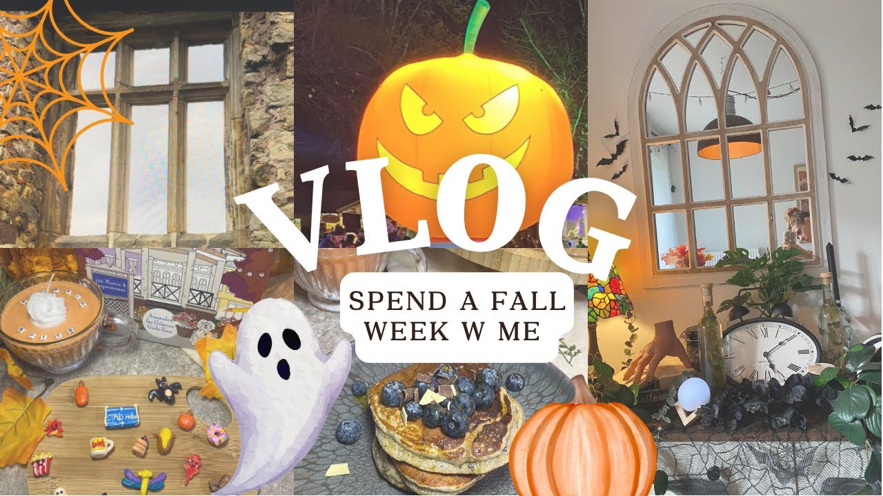 Gilmore Girls DIY🍁☕️, cleaning🧼, decorating, cooking 🎃
