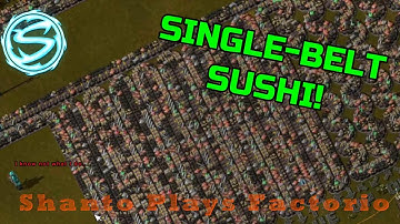 Can I beat Factorio with a Single Uninterrupted Sushi Belt?