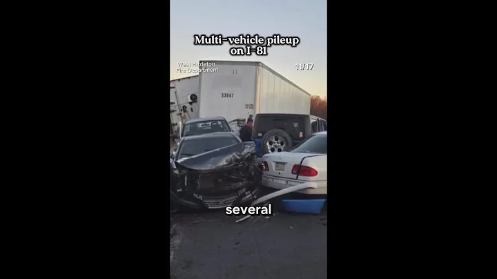 Multi-vehicle pileup on I-81