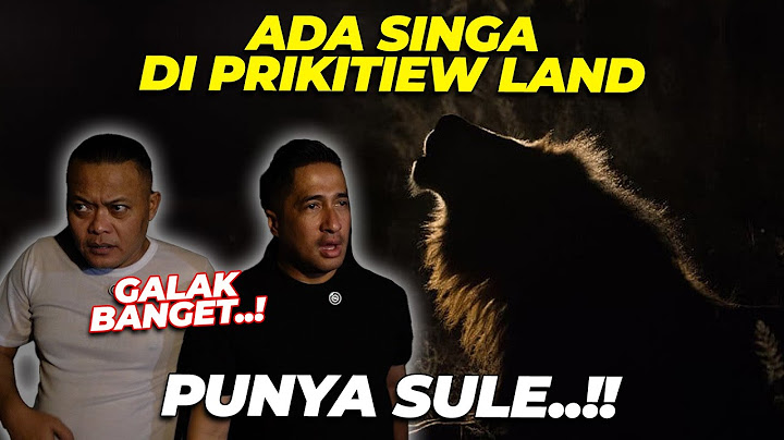 GILAAAA...! DI TEMPAT SULE YG DI SUBANG, ADA SINGA G4NASS..!!