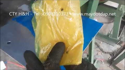 máy đục lỗ bao nilong dùng điện lỗ 8 ly