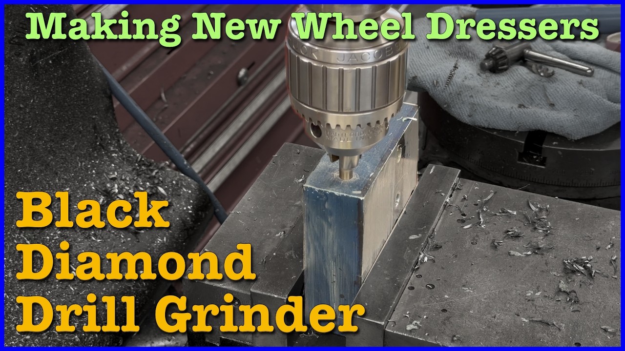 Black Diamond Drill Grinder - Machining the base for new wheel dressers