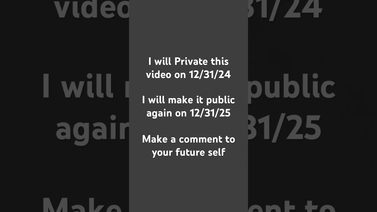 Comment 2 ur future self 