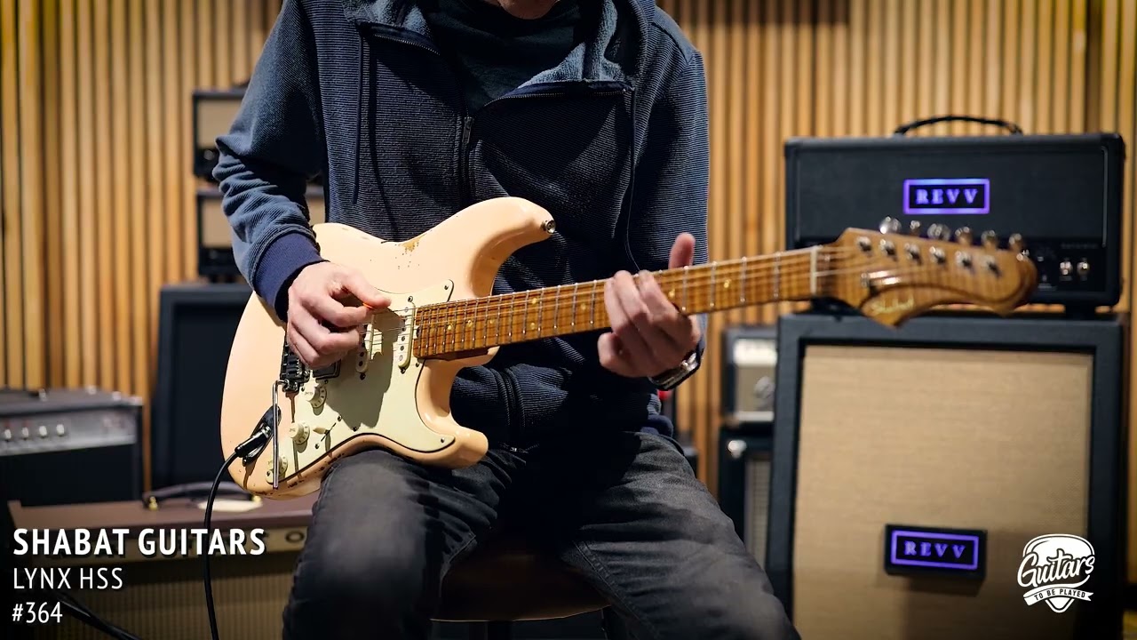 Shabat Lynx HSS | Alder Body / Maple Neck & Stainless Frets | Lollar Sixty-Fours / Imperial | 