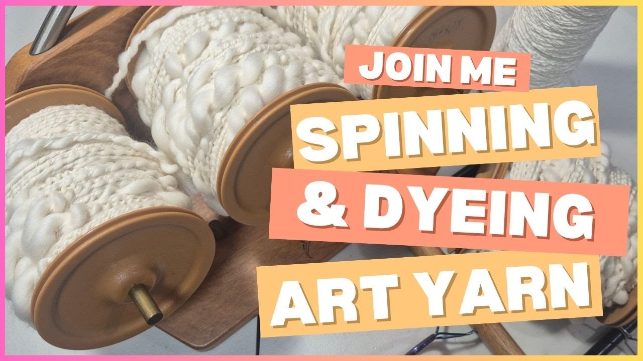 Прядение и крашение художественной пряжи — создание потрясающих изделий для рождественских адвент...