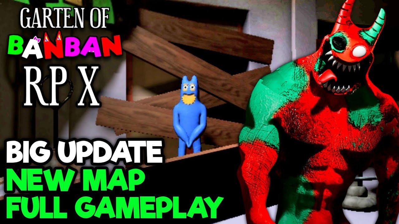 Garten of Banban RP X New Update - New ARG Map Full Gameplay 🎮 - YouTube