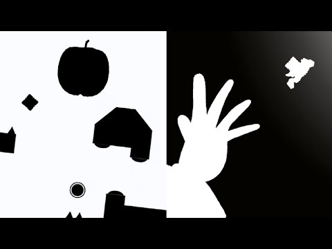 Bad Apple Layout by Me (unfinished) | Geometry Dash 2.2