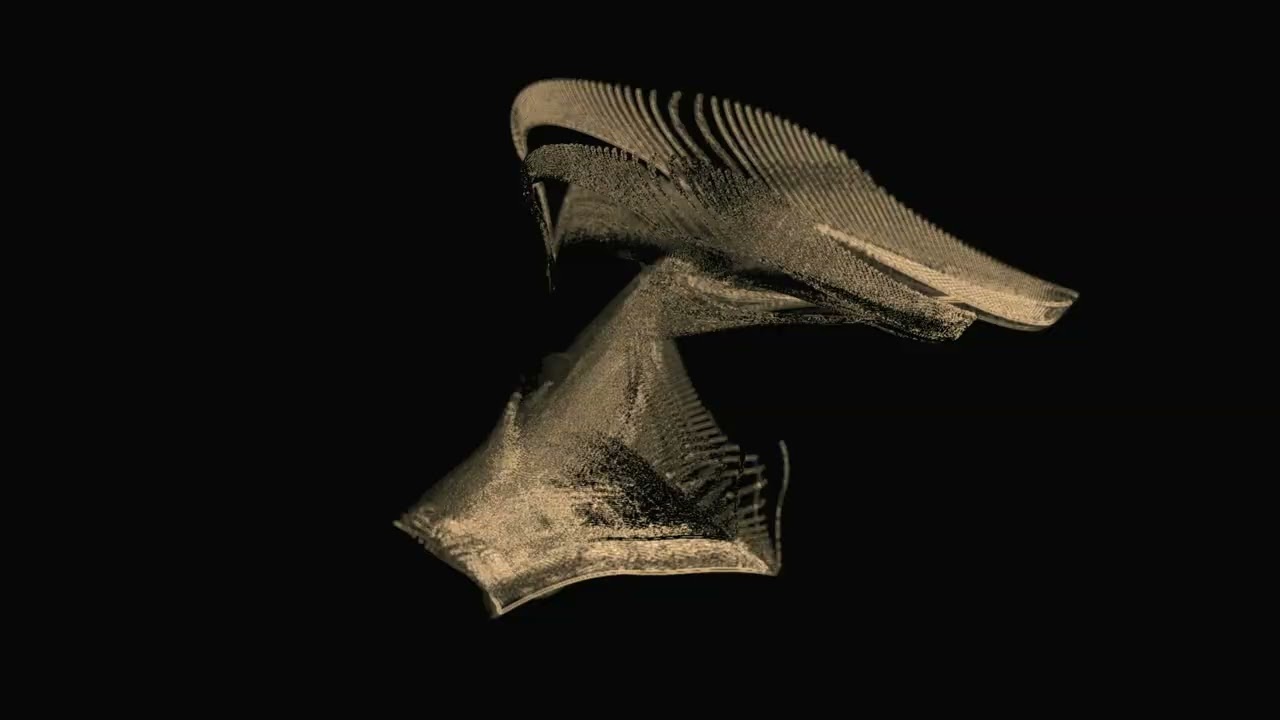 Abstract nonobjective video art  no.7