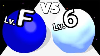 AZ RUN (vs) SNOWBALL RUN - Satisfying ASMR Mobile Games screenshot 5