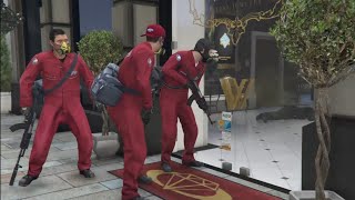 The Jewel Store Job (Option B : Smart) GTA V [Walkthrough on PS4]