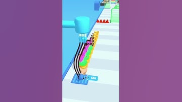 Ice Cream Stack Games Best Funny All levels. Gameplay ( ISO & Android) # shorts.