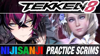 TOURNAMENT PRACTICE SCRIMS! [#NIJI_TEKKEN8]【NIJISANJI EN | Doppio Dropscythe】