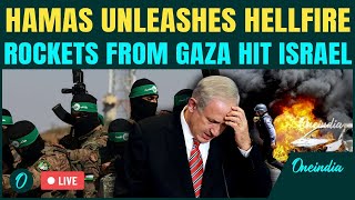 Israel LIVE: Hamas' First Ever Dual Missile Strike From Gaza| Israelis In Panic run for their lives