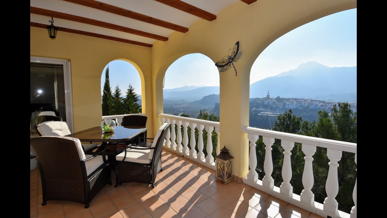 Property for Sale Parcent, Jalon Valley YouTube