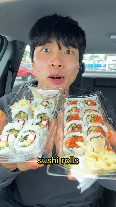 California roll is not real sushi..?🥹🥹 #food #americanfood #sushi #foodie #japanesefood