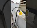 Flush the pipe before fitting. plumbing skills #plumbingtips