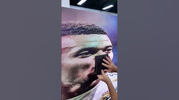 Repairing LED modules is like putting together a puzzle!#ledwall#leddisplay#Mbappé#football#eagerled