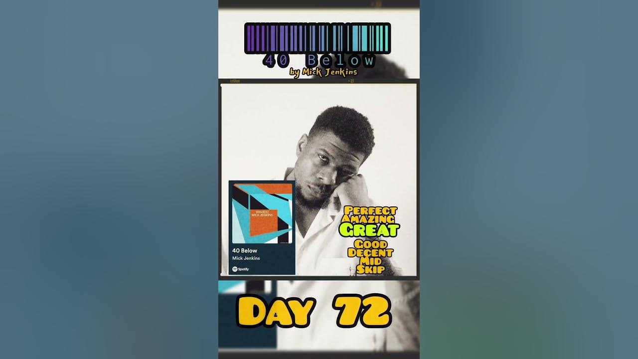 DAY 72 OF LISTENING TO A RANDOM HIP-HOP OR RAP SONG! #rap #music #hiphop #raplife #mickjenkins