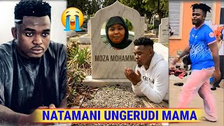 ASLAY Aonekana kaburini kwa Mama yake akilia na kuomba dua nzito.