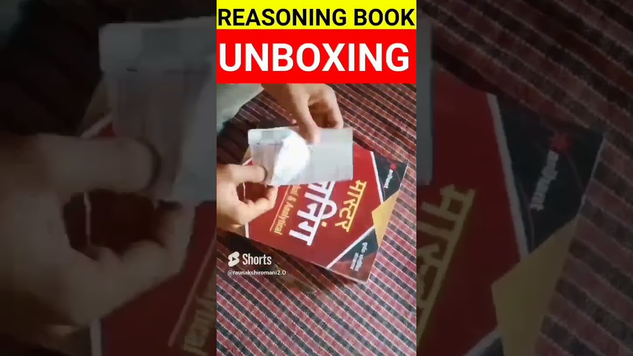 reasoning book unboxing 