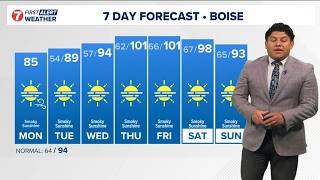 Smoke returns as temperatures begin to climb