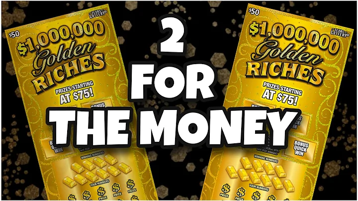 $50 GOLDEN RICHES 🤑 TEXAS LOTTERY SCRATCHOFF TICKETS