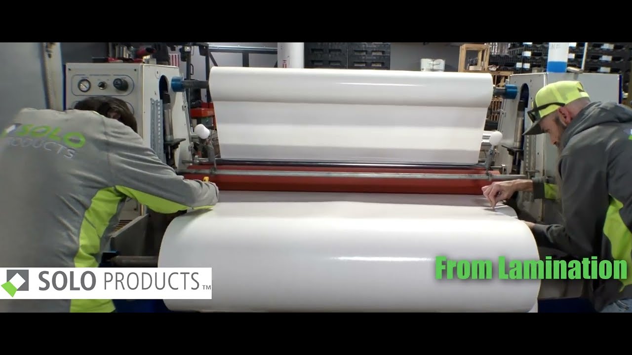 Laminating and Slitting Services at Solo Products
