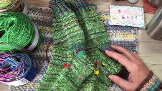 2本どり編み進めます【靴下編み#243】