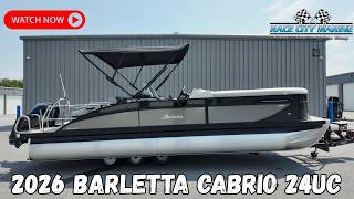 New 2026 Barletta Cabrio 24UC Pontoon Boat For Sale In Mooresville NC Walkaround and Review